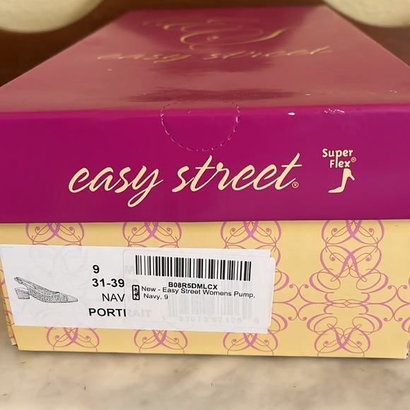 🆕 Easy Street-Navy Pumps-Size-9M - Picture 3 of 12